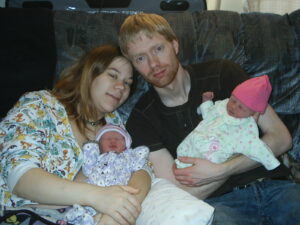 unassisted twin birth